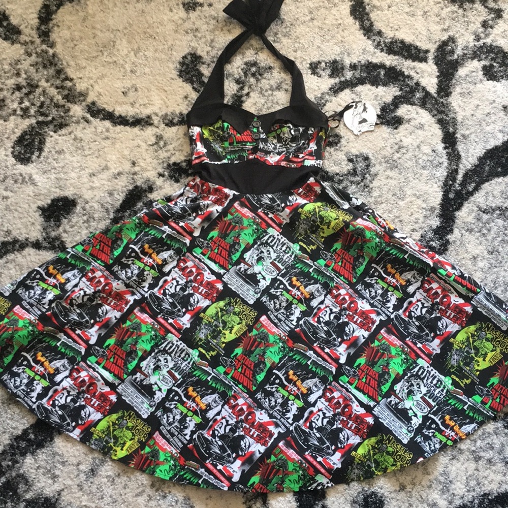Hellbunny B-Movie Pinup Horror Dress 🦇